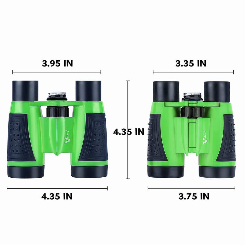 Vanstarry Compact Binoculars for Kids Bird Watching Hiking Camping Fishing Accessories Gear Essentials Best Toy Gifts for Boys Girls Children Toddler Waterproof 5X30 Optical Lens Including Compass - Image 4